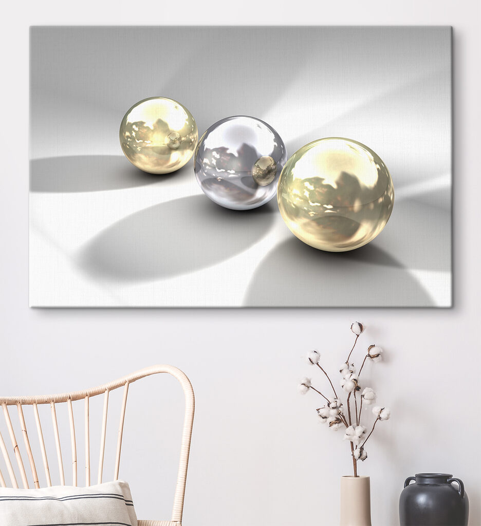 Drie bollen in daglicht — interieur 4
