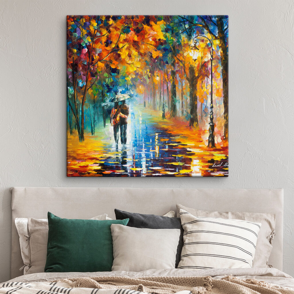 Samen door de herfstregen — interieur 7