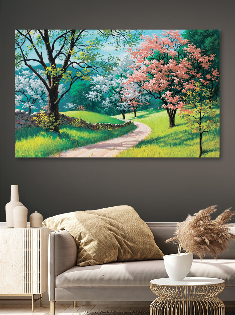 Een pad vol bloesem — interieur 3