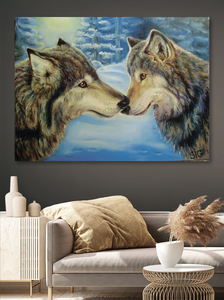 Wolven raken elkaar aan — interieur 1