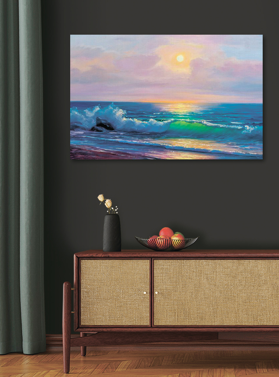 Een golf vangt zonlicht — interieur 3