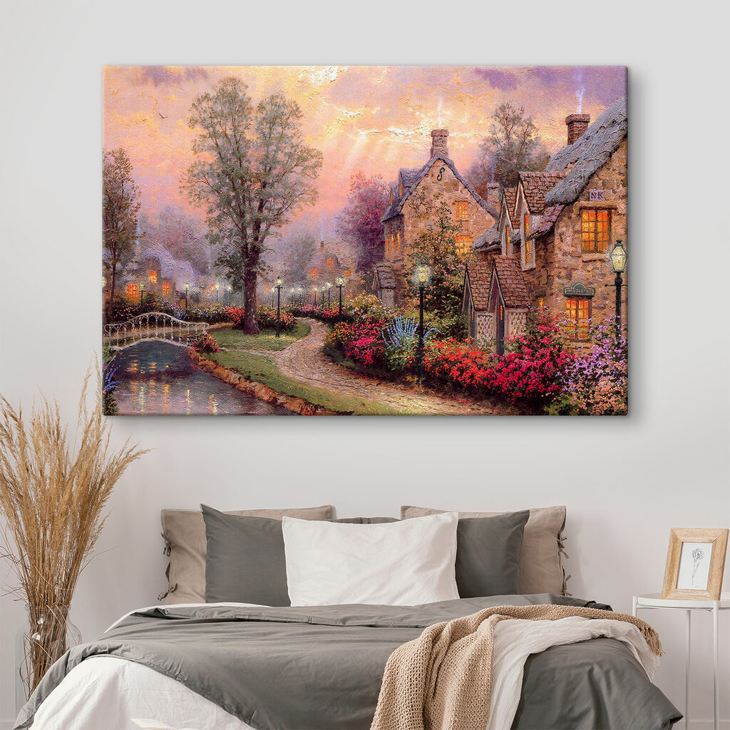 Huisje bij avondlicht — interieur 2