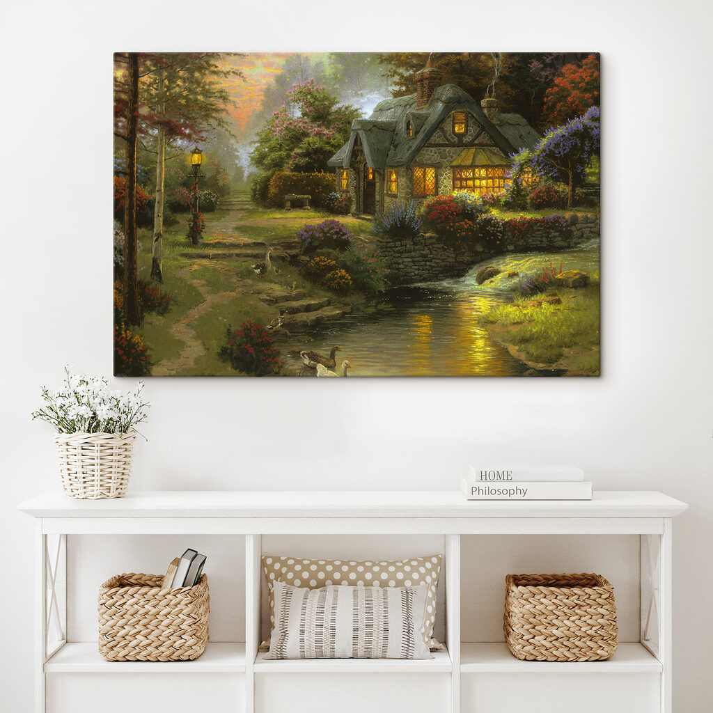Een huisje in avondgloed — interieur 3