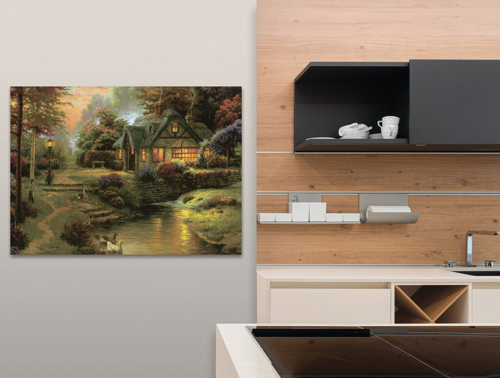 Een huisje in avondgloed — interieur 2