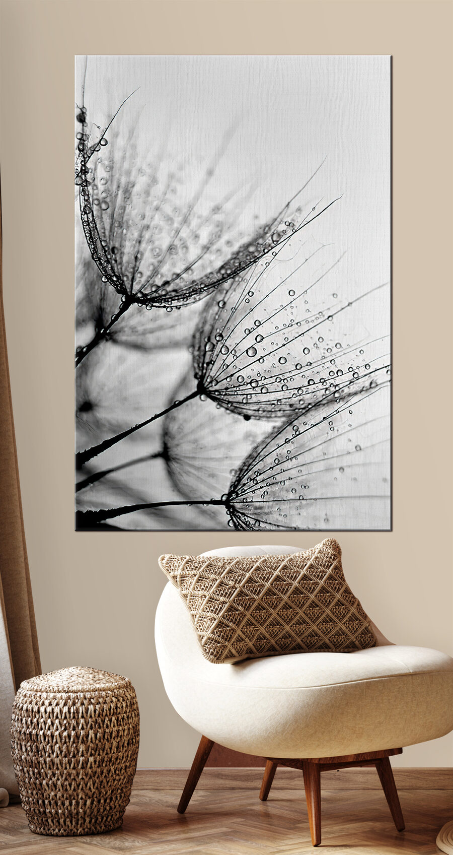 Dauw op zaadpluis — interieur 1