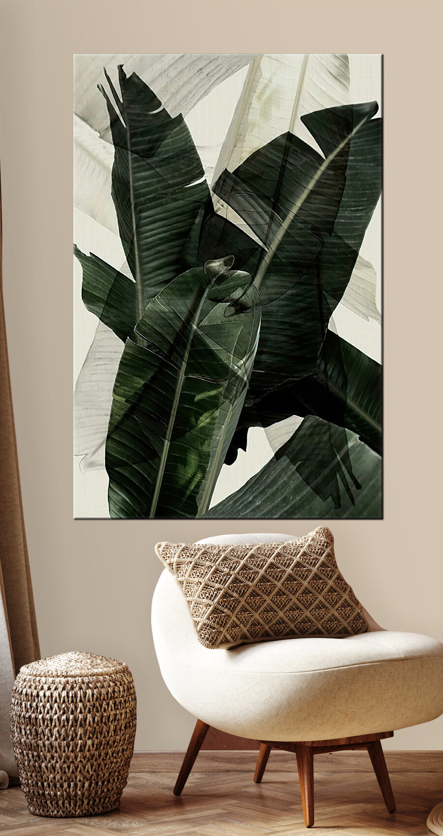 Tussen brede tropische bladeren — interieur 1