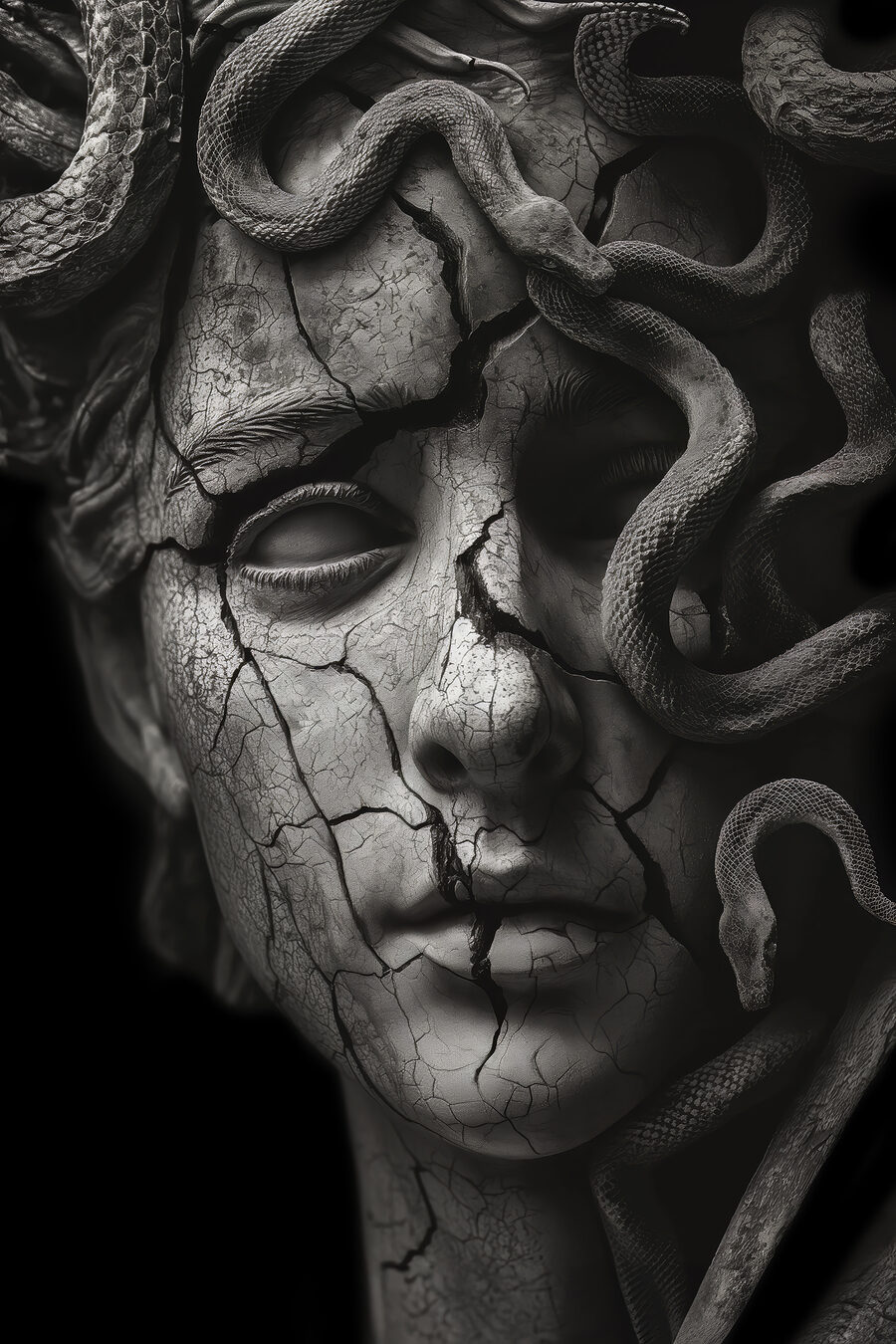 Medusa in de schaduw — volledig ontwerp