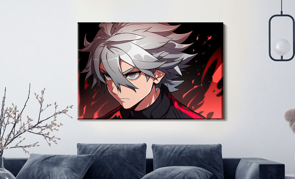 Anime in rode gloed — interieur 1