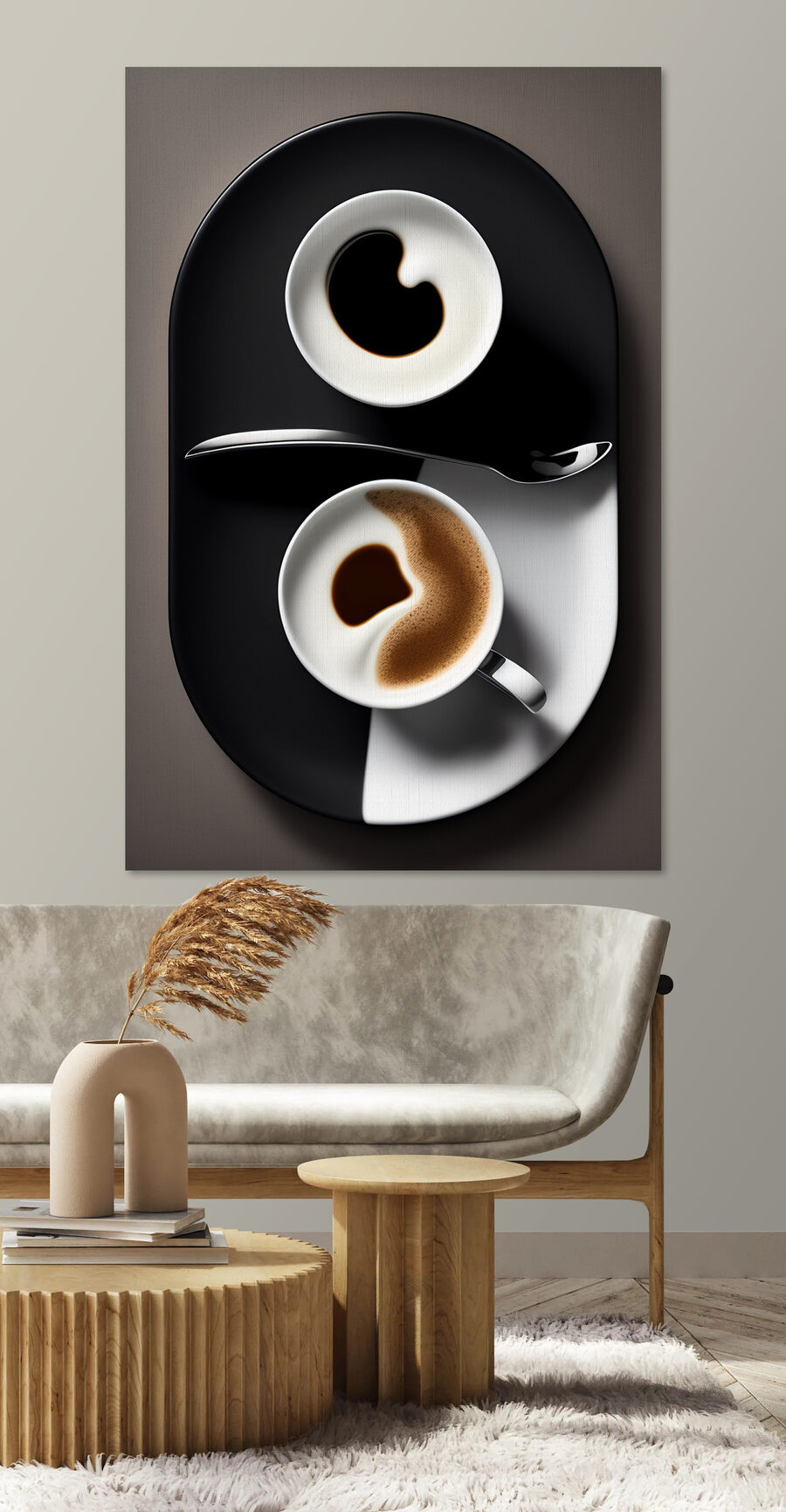 Twee kopjes vinden balans — interieur 4