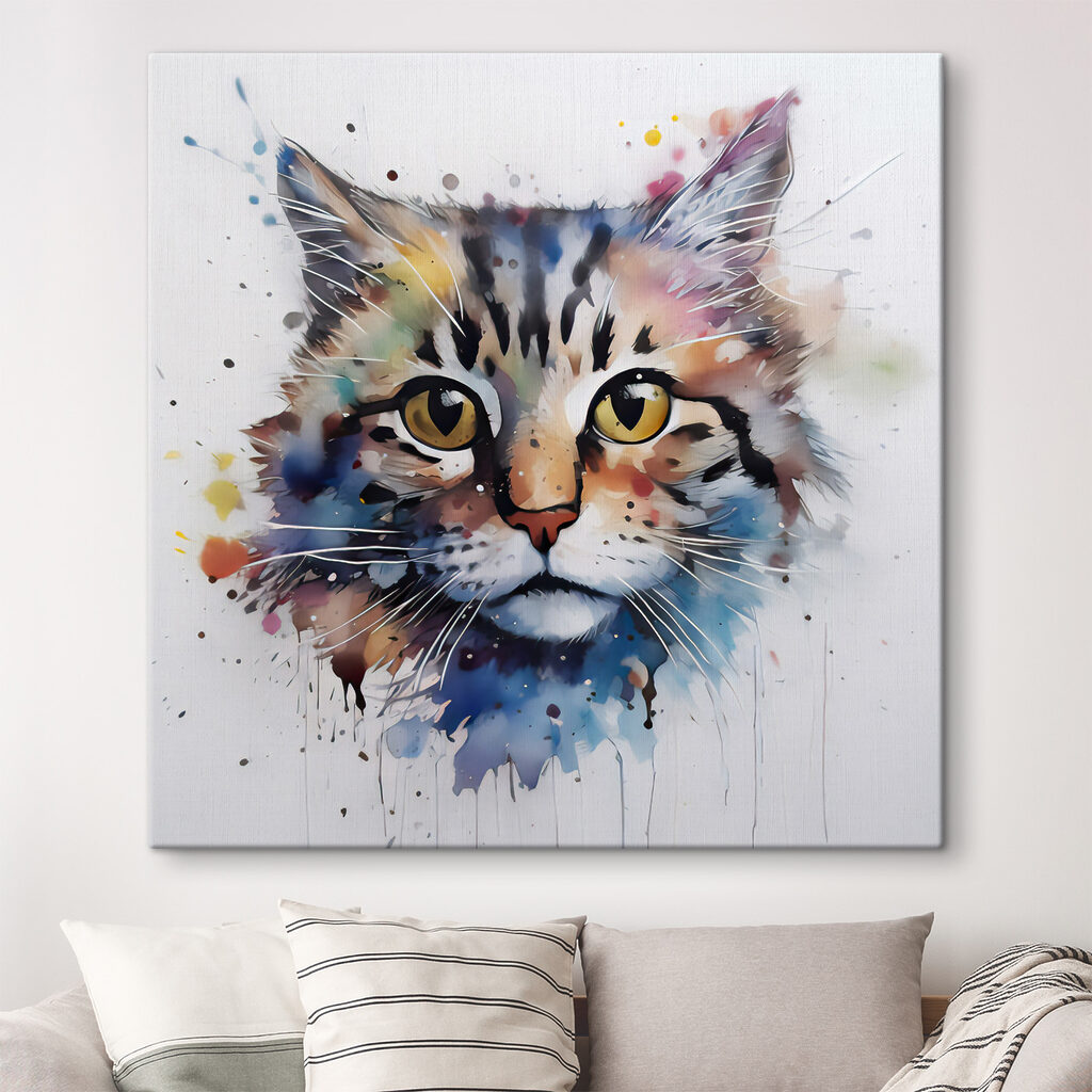 Een katje in aquarel — interieur 10