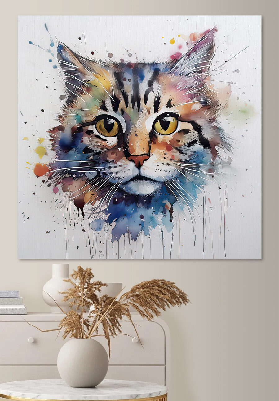Een katje in aquarel — interieur 4