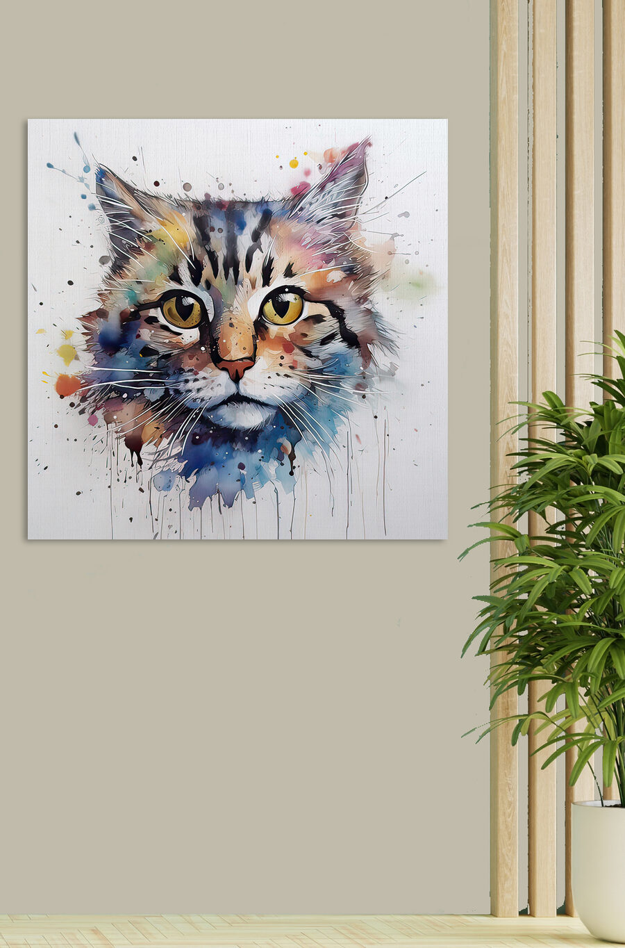 Een katje in aquarel — interieur 5