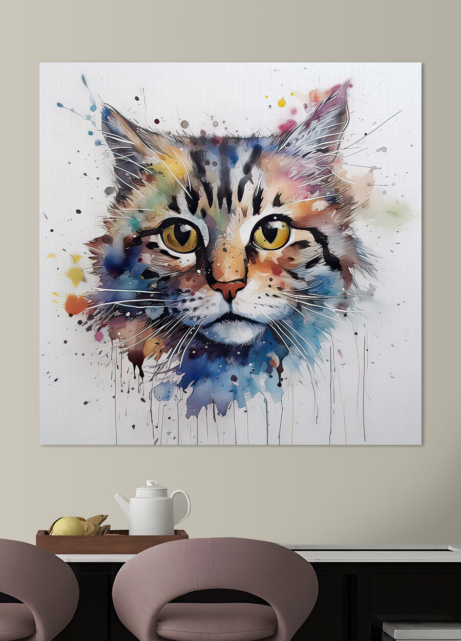 Een katje in aquarel — interieur 6