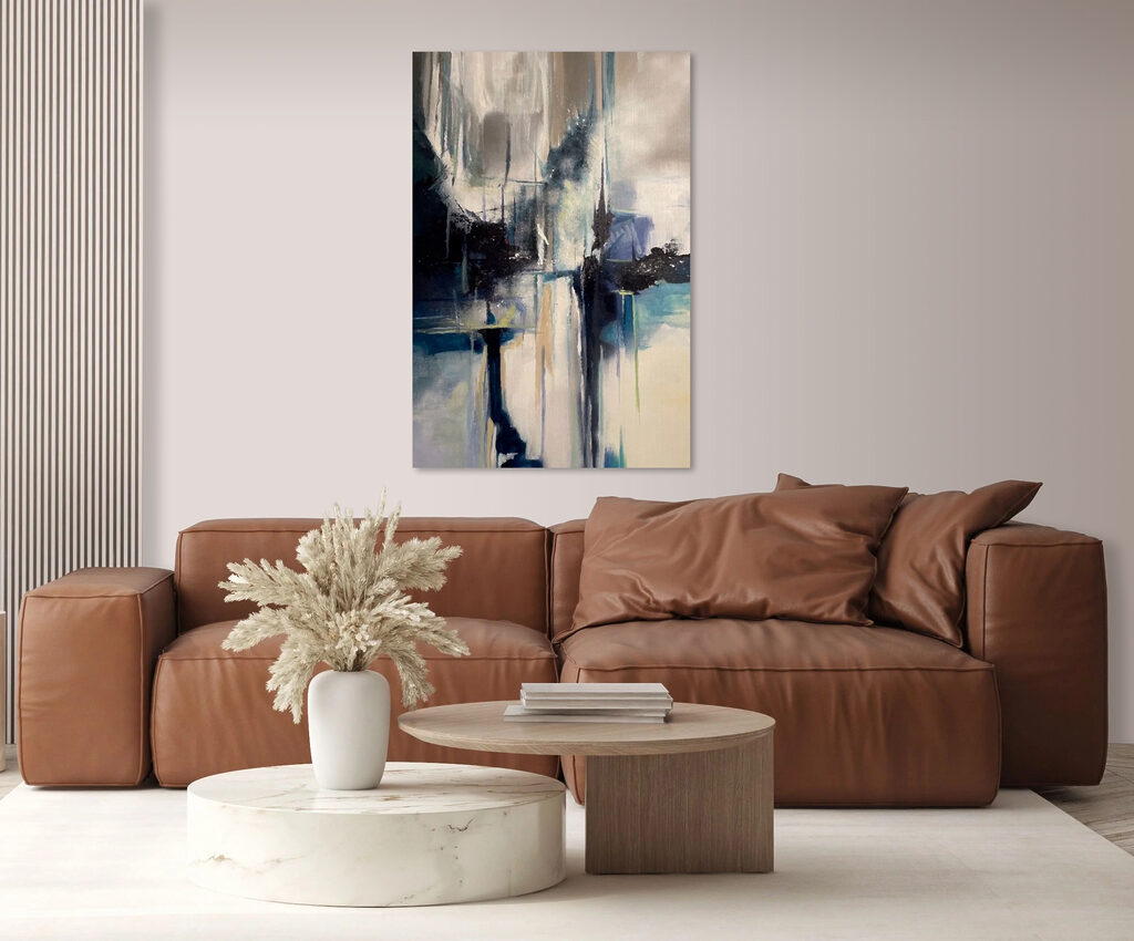 Donkere spiegelingen in verf — interieur 5