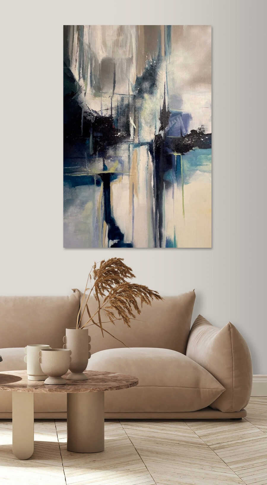 Donkere spiegelingen in verf — interieur 6