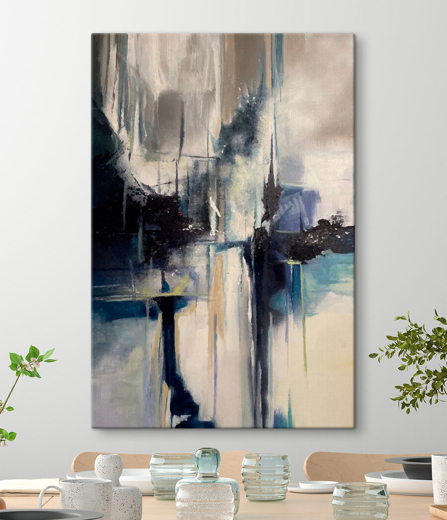 Donkere spiegelingen in verf — interieur 11