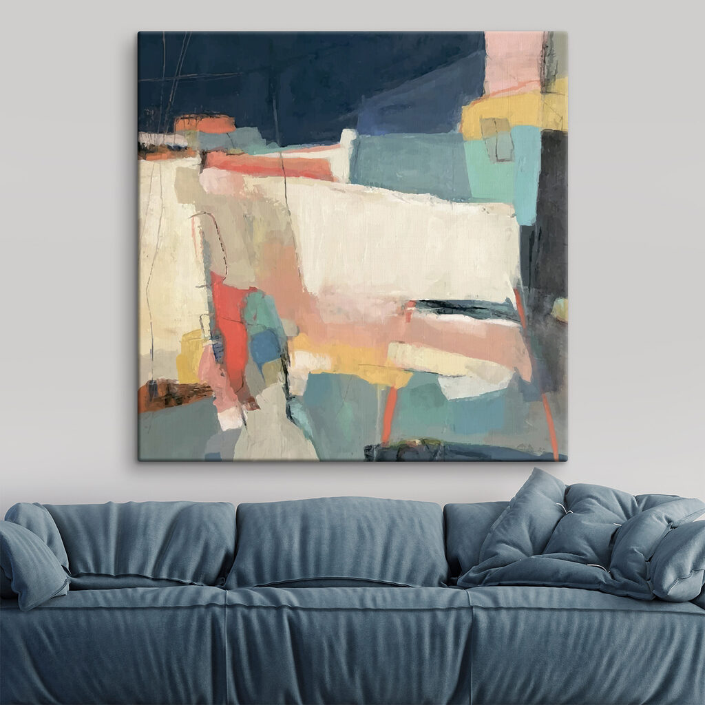 Losse blokken, zachte kleuren — interieur 7