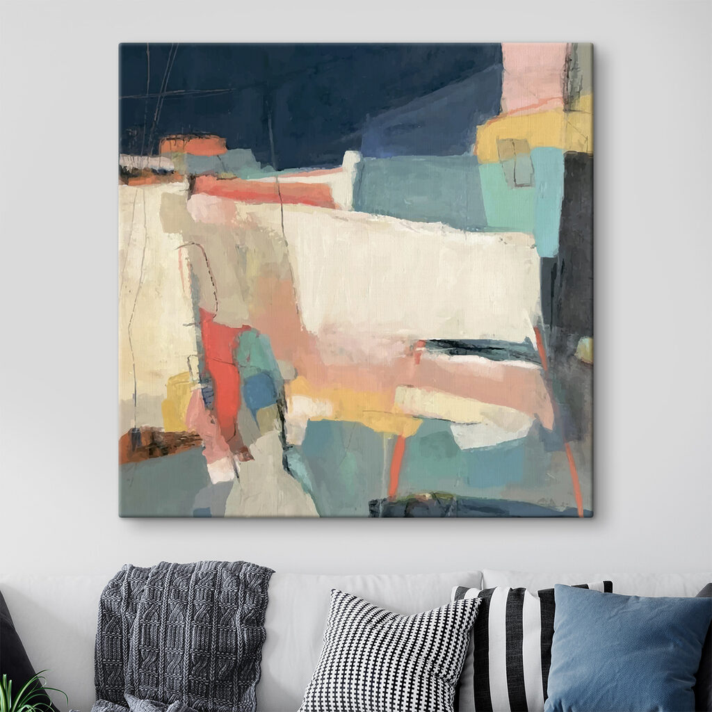 Losse blokken, zachte kleuren — interieur 8