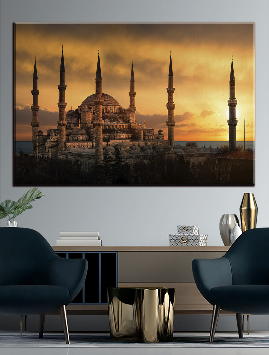 Minaretten in avondgloed — interieur 1