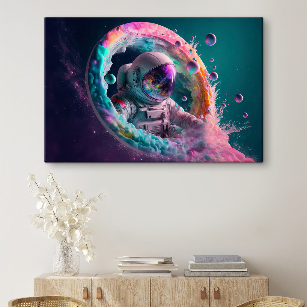Een astronaut in kleurmist — interieur 3