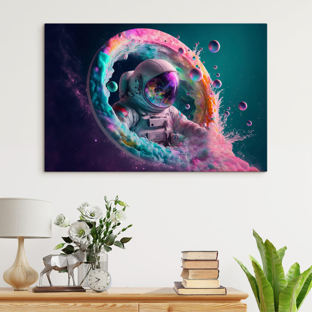 Een astronaut in kleurmist — interieur 4