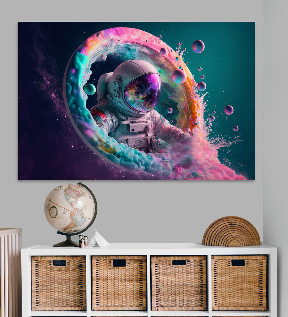 Een astronaut in kleurmist — interieur 2