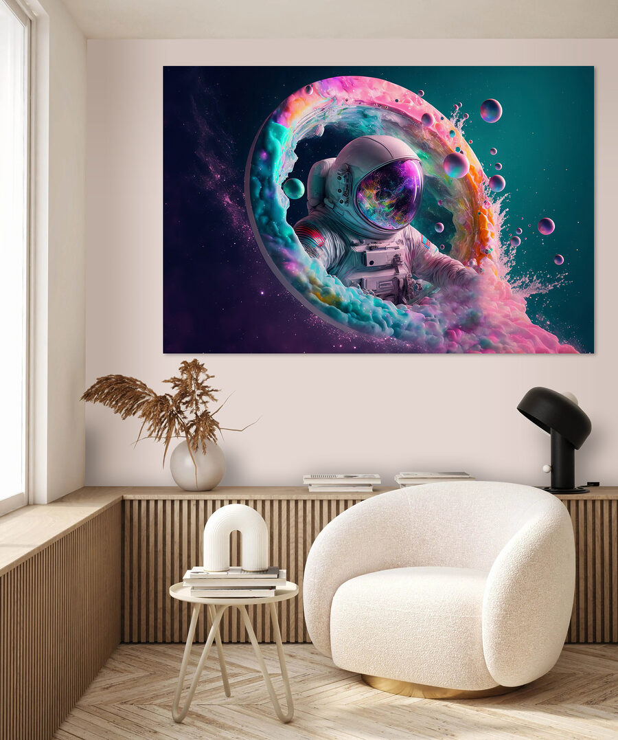Een astronaut in kleurmist — interieur 1