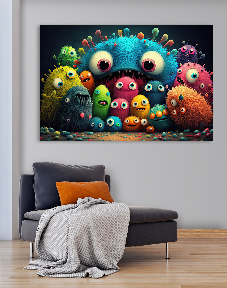 Een stel vrolijke monsters — interieur 1