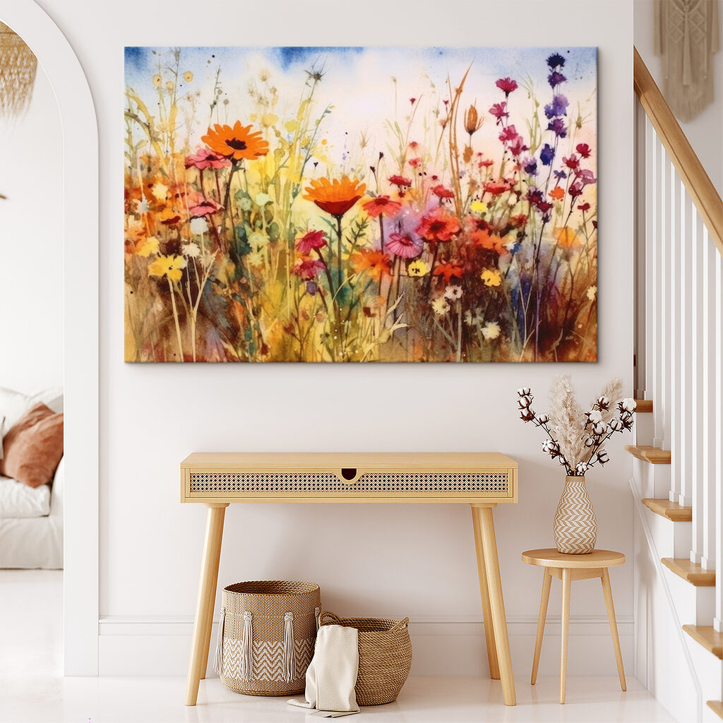 Veldbloemen onder zomerlucht — interieur 3