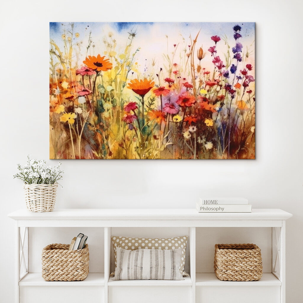 Veldbloemen onder zomerlucht — interieur 4