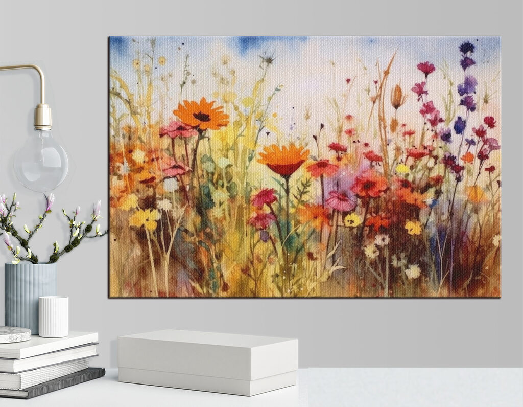 Veldbloemen onder zomerlucht — interieur 2