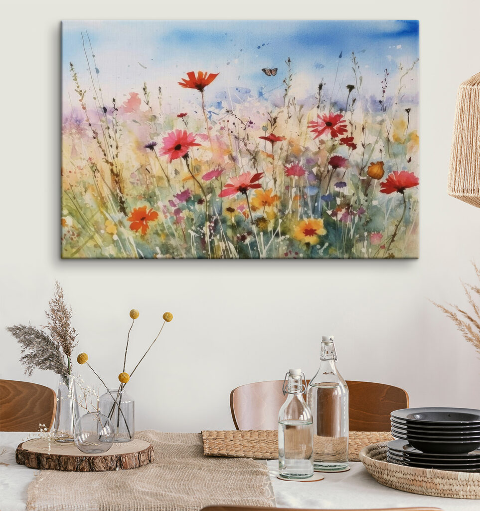 Vlinder boven de weide — interieur 4