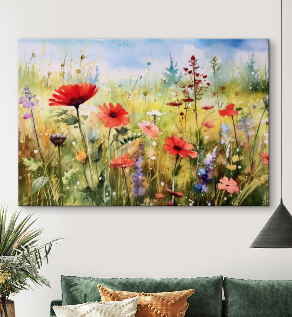 Een veld in bloei — interieur 3