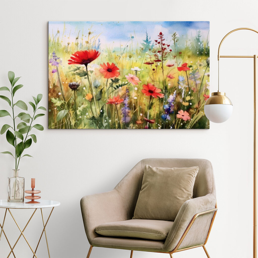 Een veld in bloei — interieur 4