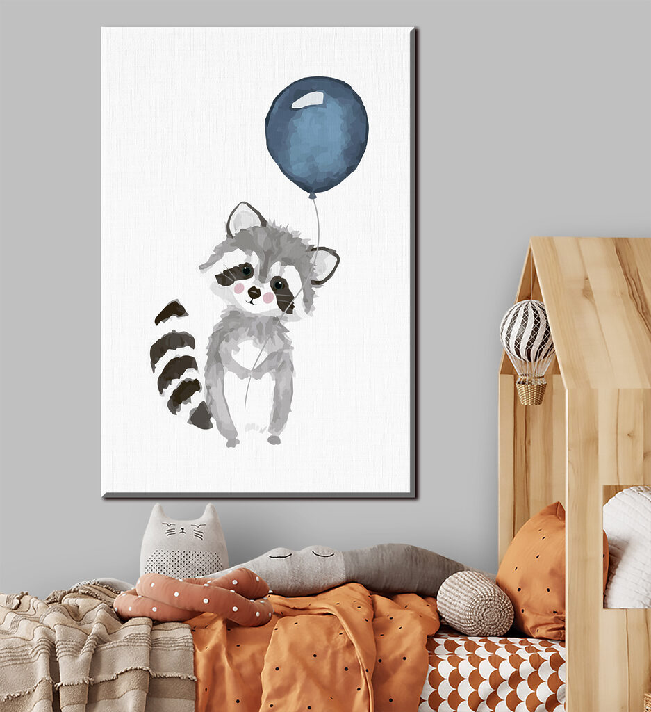 Wasbeertje met een ballon — interieur 1