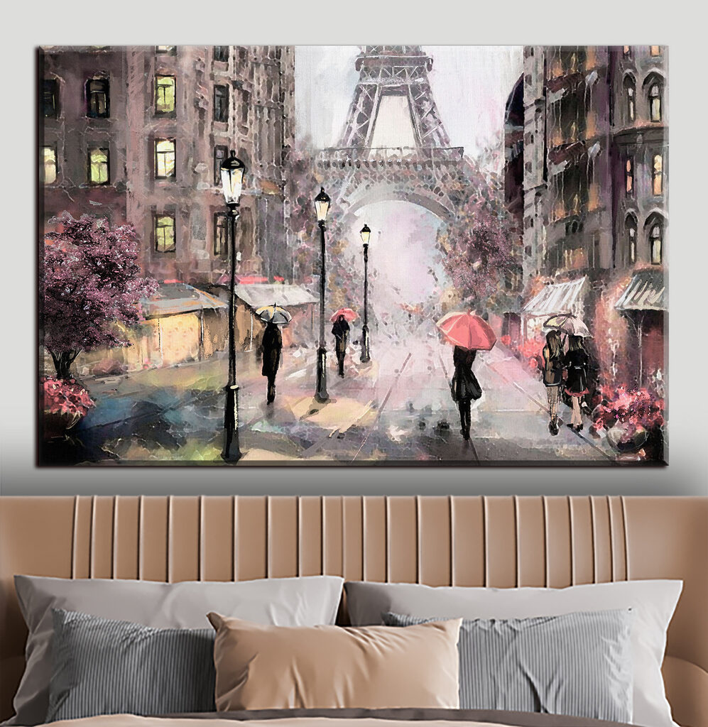 Paraplu's onder de Eiffeltoren — interieur 1