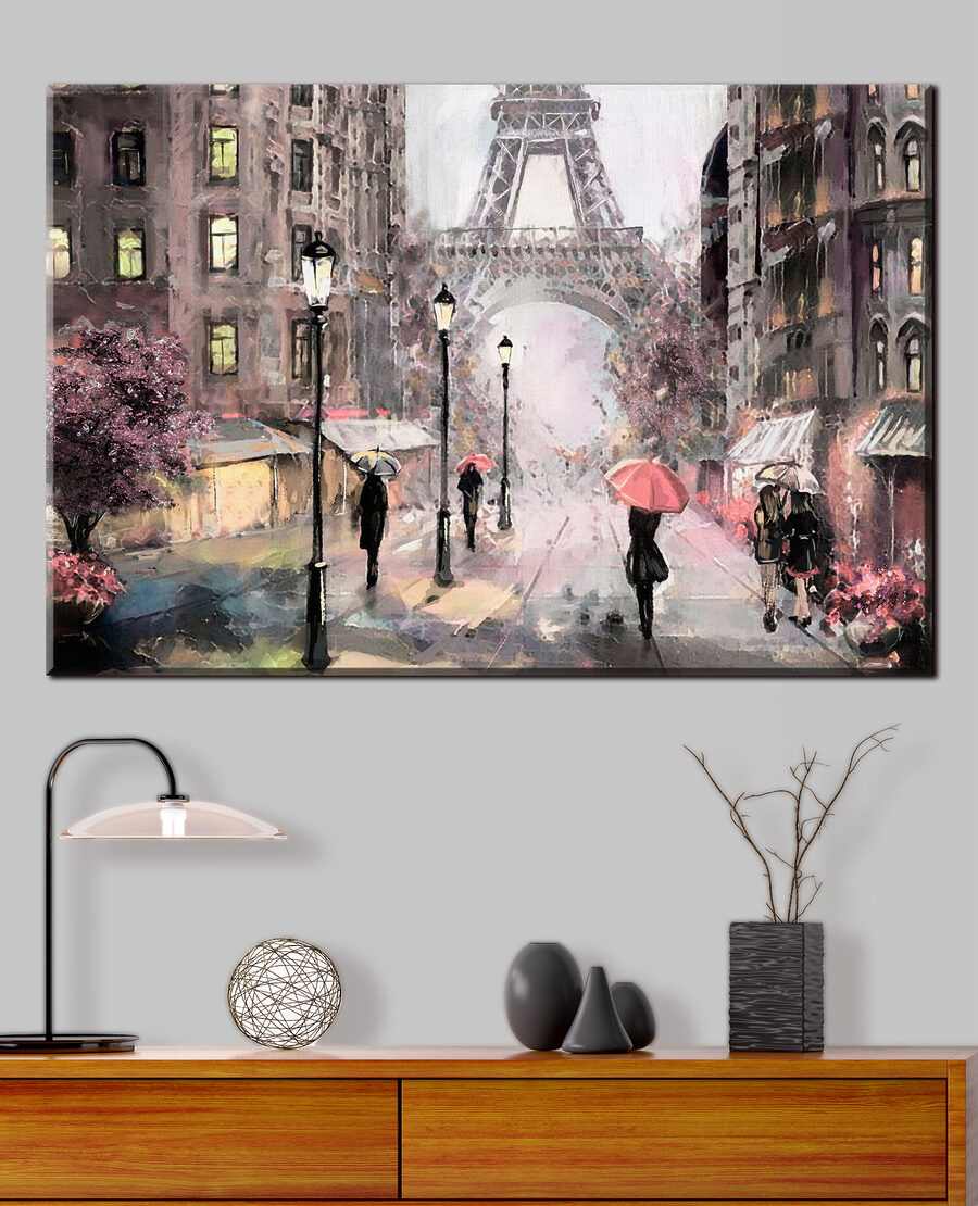 Paraplu's onder de Eiffeltoren — interieur 2