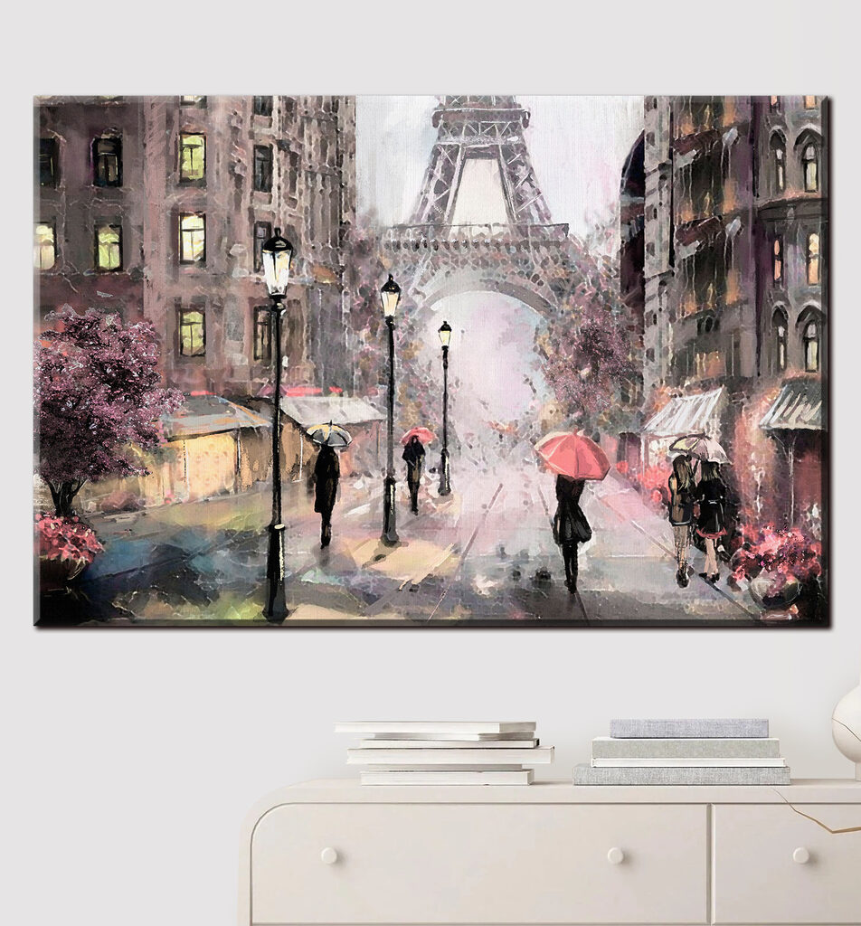 Paraplu's onder de Eiffeltoren — interieur 3