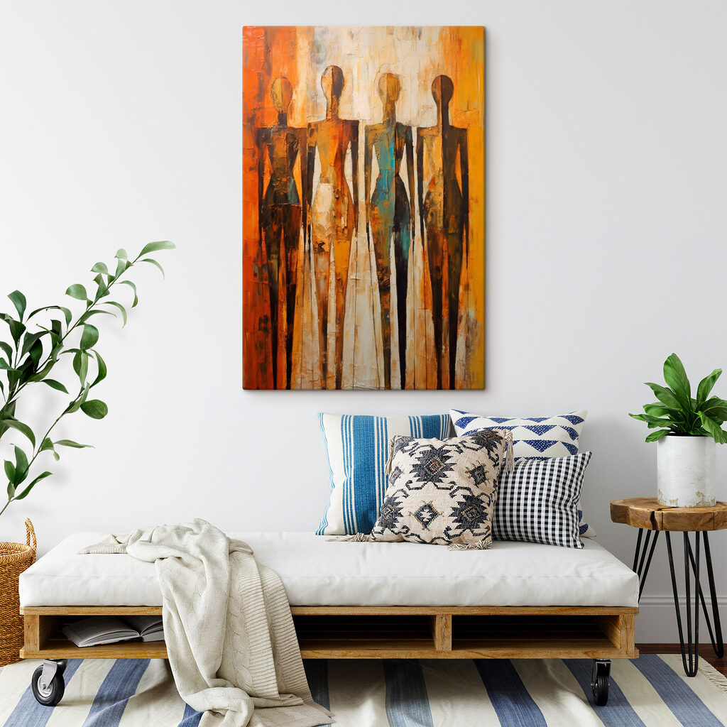 Gestalten in warm oker — interieur 4
