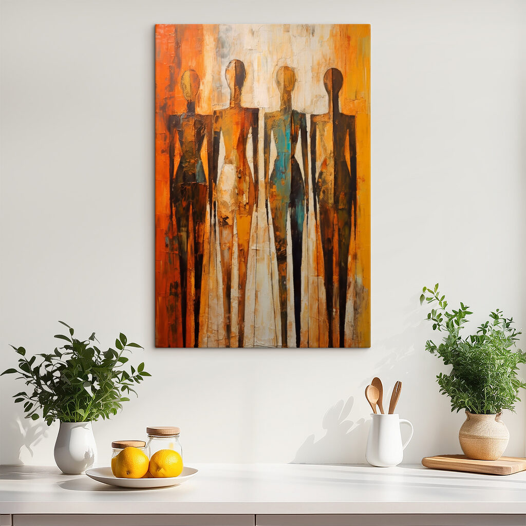 Gestalten in warm oker — interieur 5