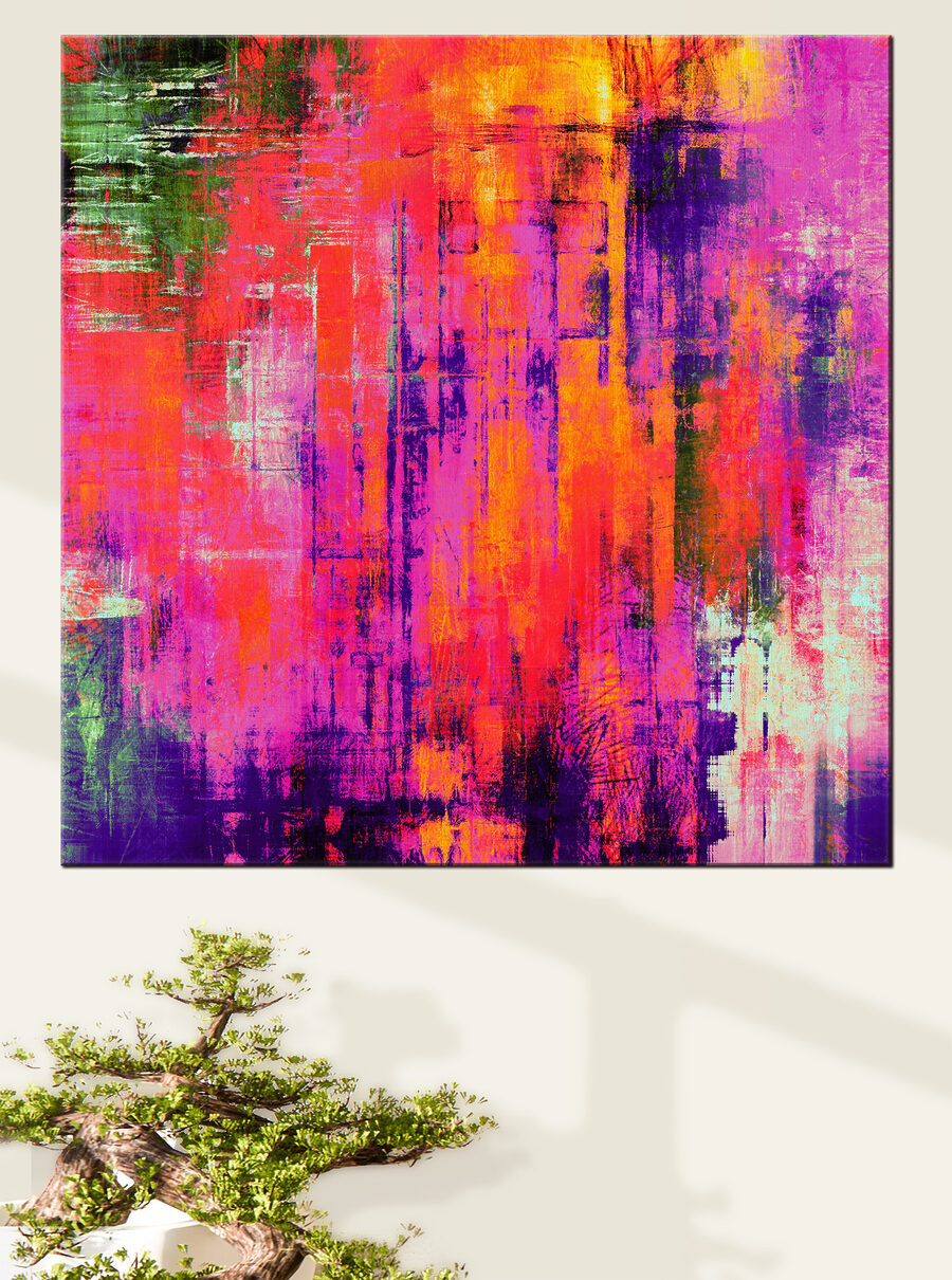 Kleuren langs ruwe strepen — interieur 1