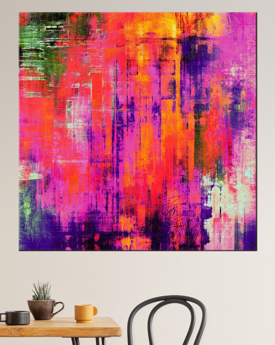 Kleuren langs ruwe strepen — interieur 2