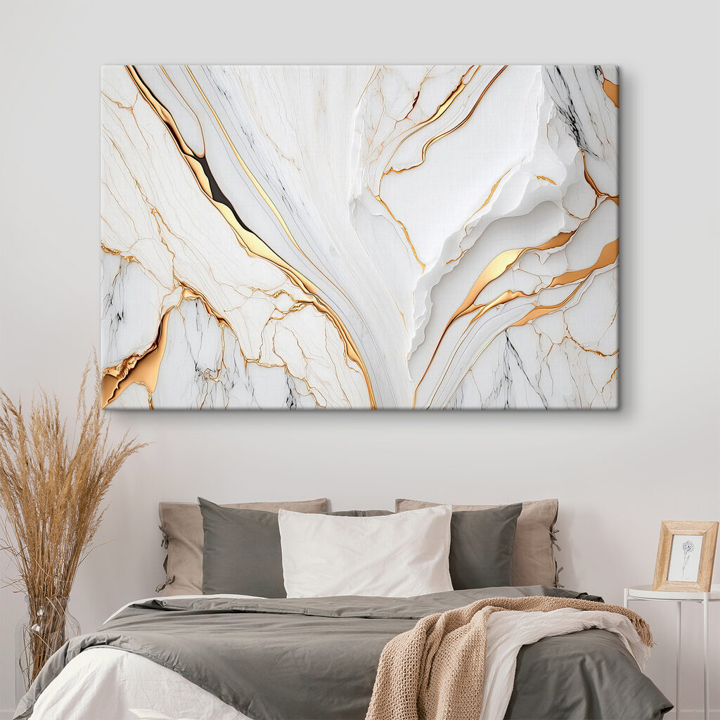 Gouden aders door wit — interieur 3