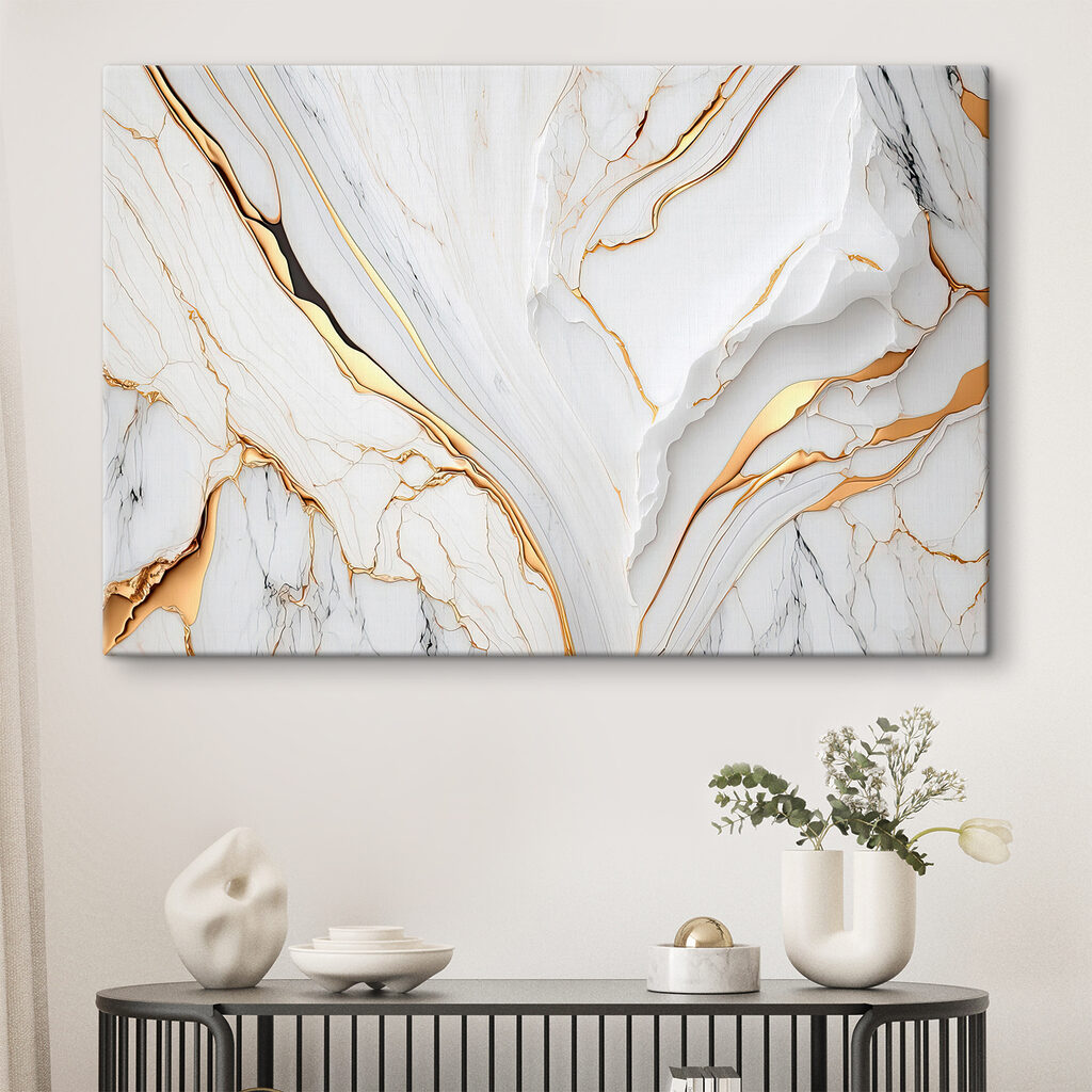 Gouden aders door wit — interieur 4