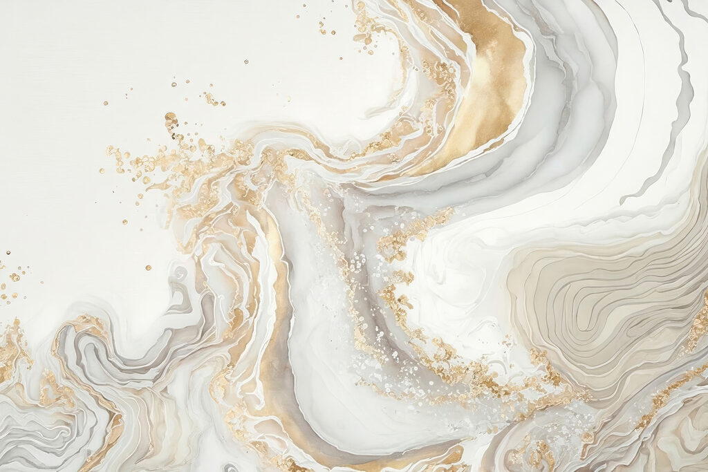 Lagen met gouden spatten — volledig ontwerp