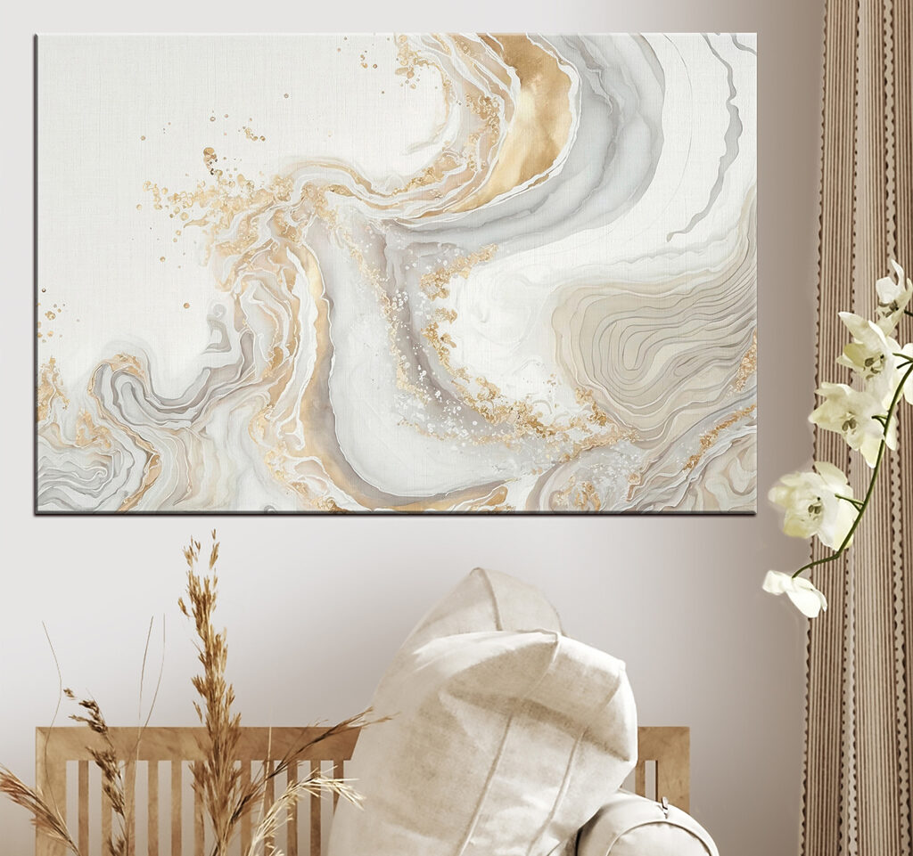 Lagen met gouden spatten — interieur 1