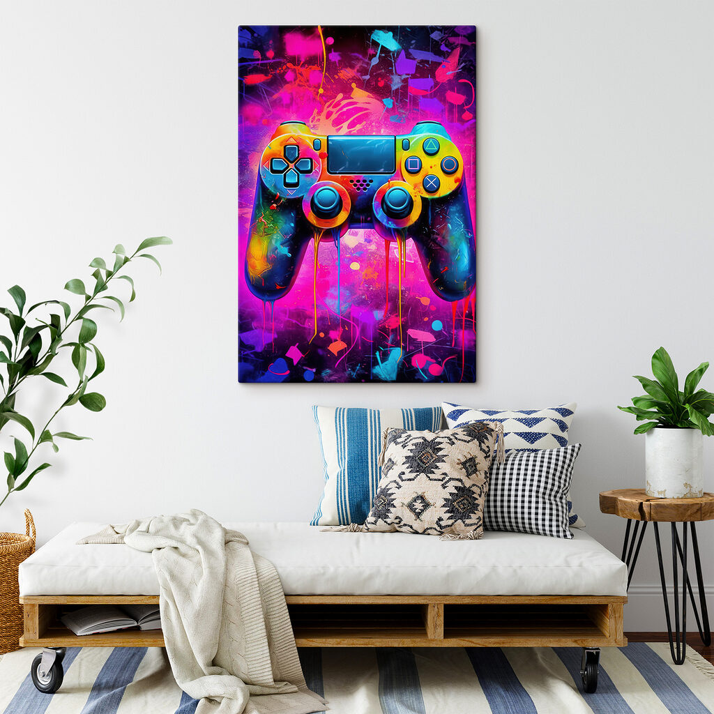 Spelen in neonlicht — interieur 3