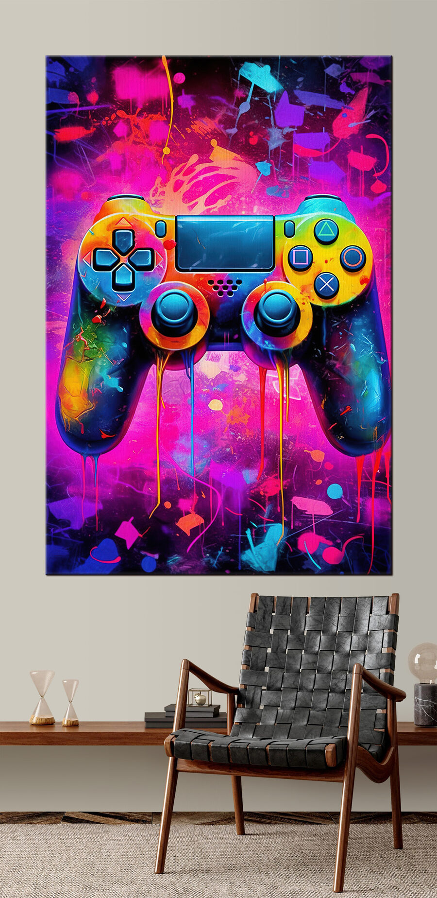 Spelen in neonlicht — interieur 1