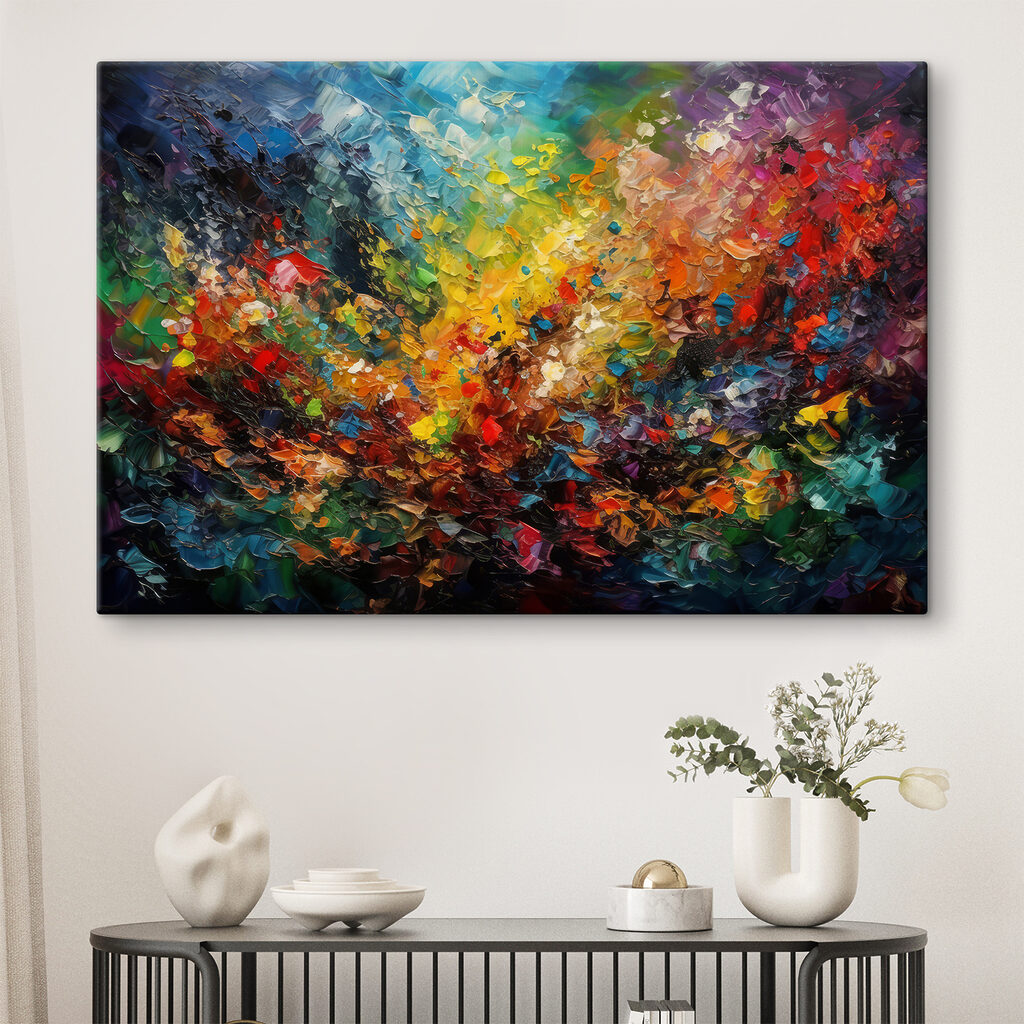 Kleur uit losse verfstreken — interieur 4