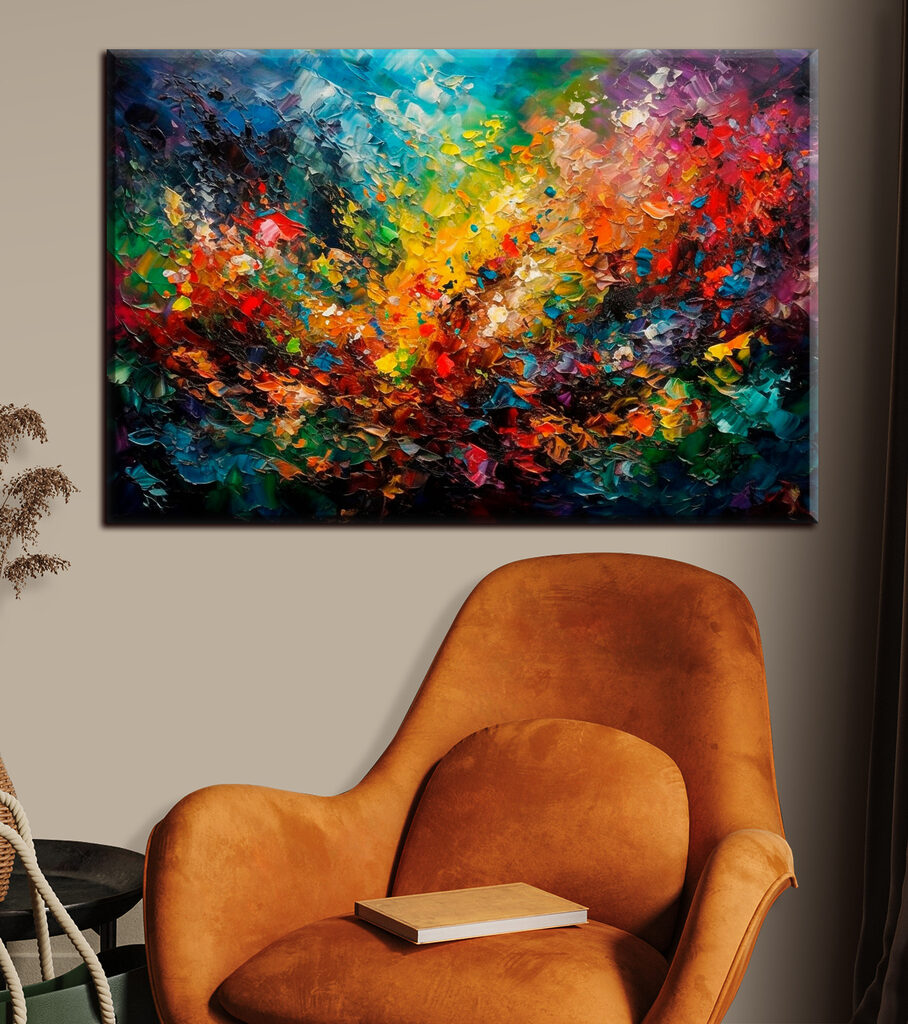 Kleur uit losse verfstreken — interieur 2